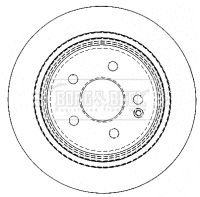 BORG & BECK Тормозной диск BBD4489